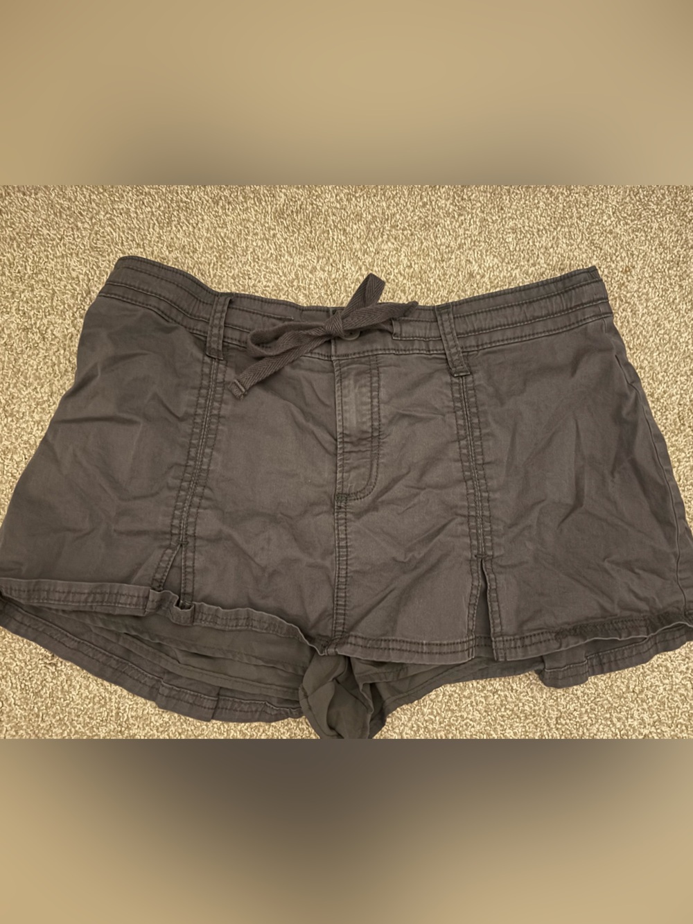 Hollister Dark Grey Cargo Skort